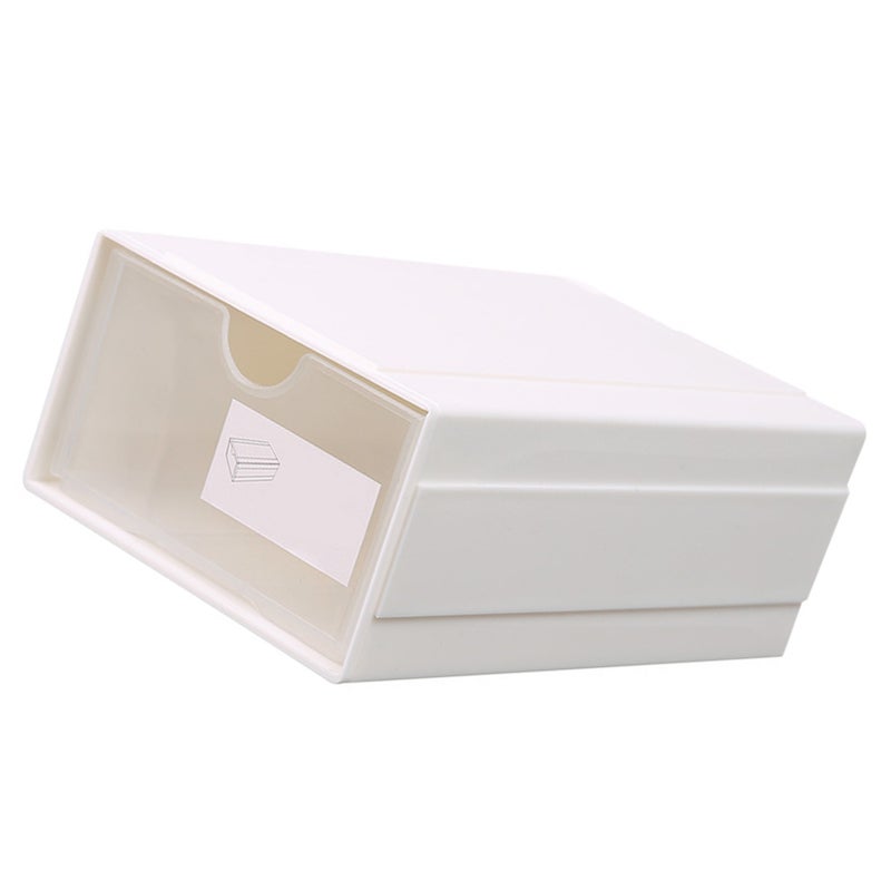Dustproof Stackable Desk Drawer Organizer Large Capacity Makeup Organizer Drawer for Cosmetic School Office Supply - Image 4