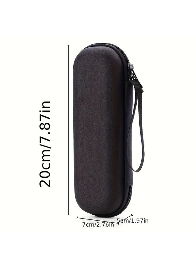 Portable Mini Insulin Cooling Bag With 2 Ice Packs Black Compact Travel Case - Image 3