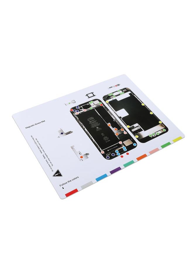 Thoraya Disassemble Screw Memory Magnetic Screw Chart Mat for iPhone 8  - Image 2