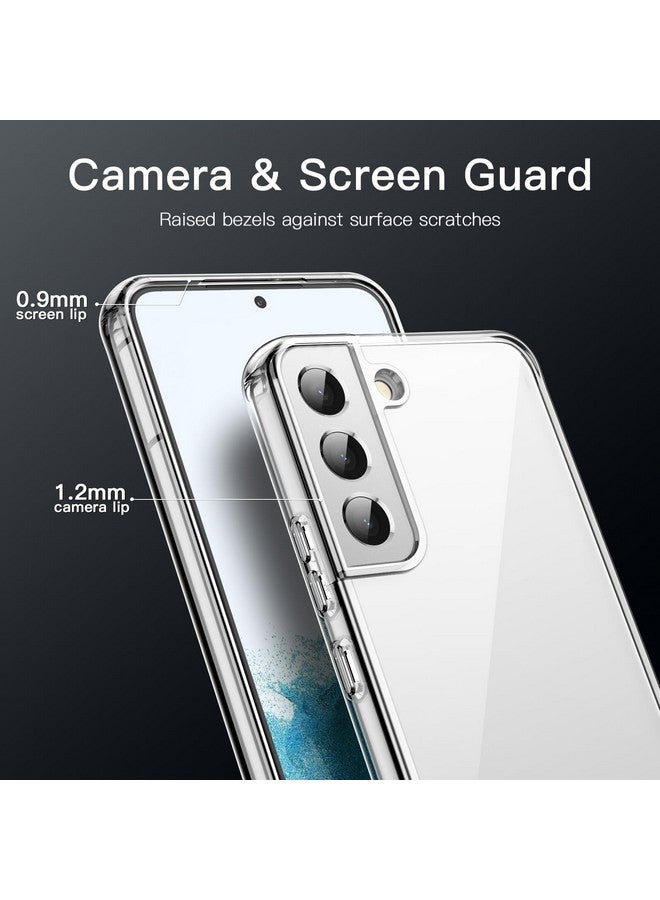 JETech Case for Samsung Galaxy S22 5G 6.1-Inch, Non-Yellowing Shockproof Bumper Protective Phone Cover, Anti-Scratch Hard PC Back (Clear) - Image 3