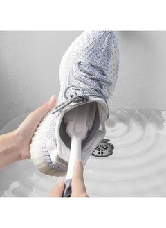Generic Shoes Cleaning Washing Brush Scrubber with Long Handle for Home,Multipurpose Boot Shoe Sneaker Cleaner Brush with Hard Bristle Suede Shoe Cleaner Brush for Men Women  - Image 2