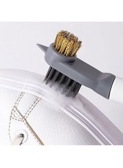 Generic Shoes Cleaning Washing Brush Scrubber with Long Handle for Home,Multipurpose Boot Shoe Sneaker Cleaner Brush with Hard Bristle Suede Shoe Cleaner Brush for Men Women  - Image 3