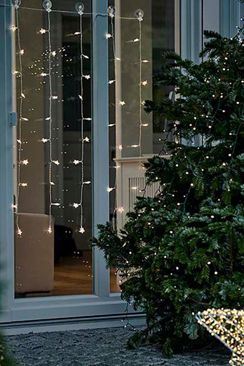 Tchibo Led Stars Light Curtain, Green  - Image 3