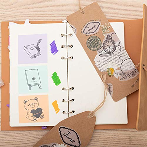 Phomemo Colorful Thermal Sticker Paper M02/M02 Pro/M02S/M03 Mini Printer, Black Character on Mint Green/Purple/Orange, 50mm x 3.5m, Diameter 30mm, 3 Rolls - Image 4