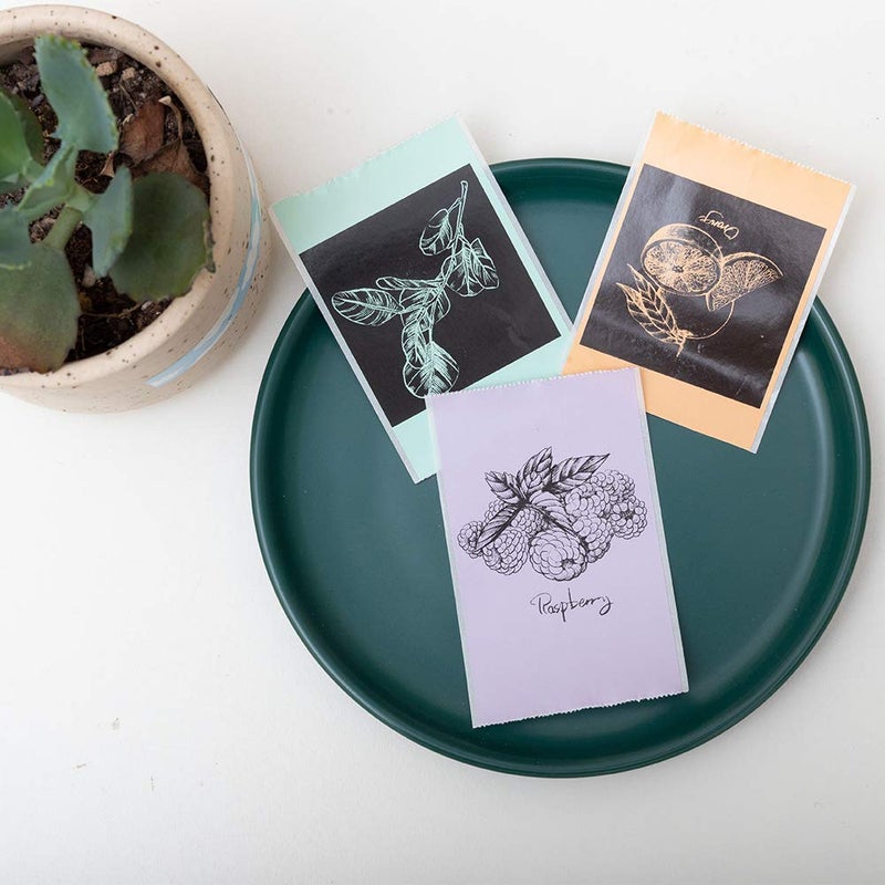 Phomemo Colorful Thermal Sticker Paper M02/M02 Pro/M02S/M03 Mini Printer, Black Character on Mint Green/Purple/Orange, 50mm x 3.5m, Diameter 30mm, 3 Rolls - Image 5