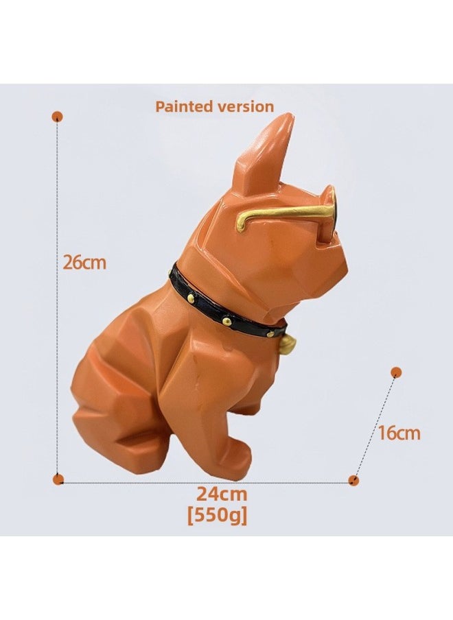 Generic Cartoon Best Selling Method Fighting Dog Piggy Bank Can Be Imported Into The Undesirable Large-size Fall-resistant Piggy Bank Dog Ornaments Wholesale-Color:Orange Paint Surface [only In And Out]  - Image 5