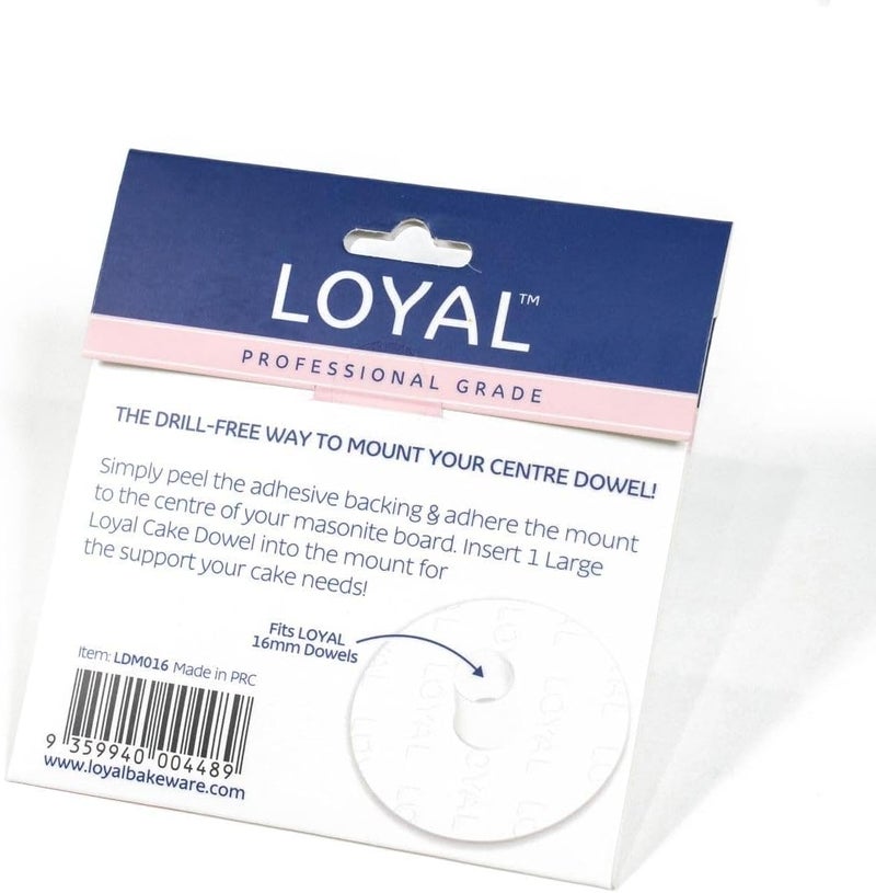 LOYAL Rods Mounting Brackets, for Attaching Your Central Dowel, Cake Support, Dowel Rods, Cake Supports for Multi-Tier Cakes and Tiered Cakes - Image 2