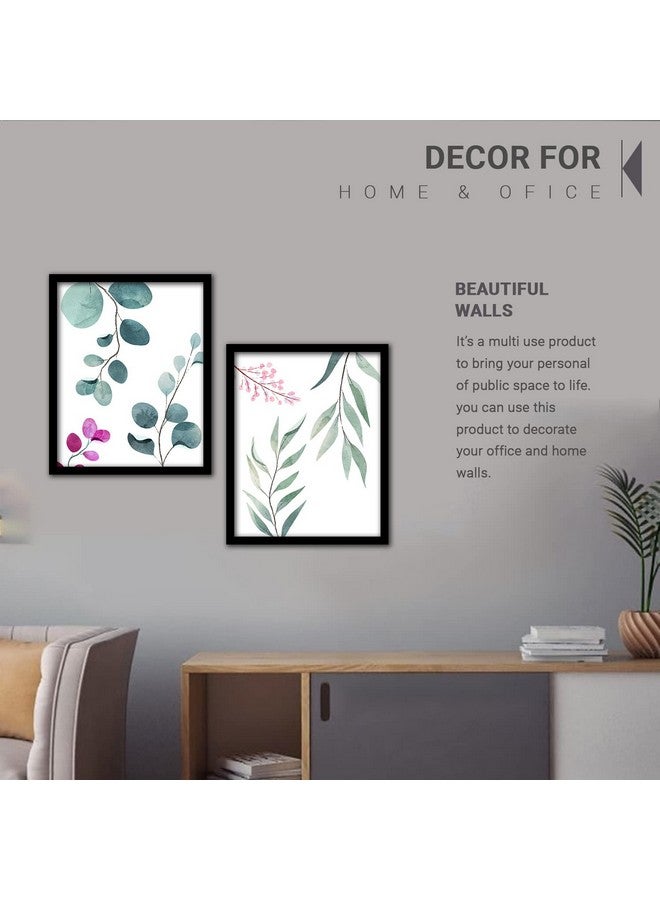 HEVEA ART Aesthetic Premium Wall Art Paintings with Frame for Home Decoration - Paintings for Living Room - Framed Wall Painting (13 inch x 17 inch, Framed) Set of 2 (FRAME 4) - Image 3