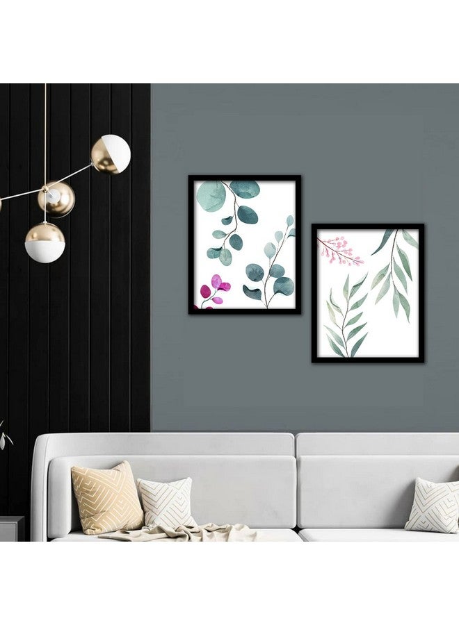 HEVEA ART Aesthetic Premium Wall Art Paintings with Frame for Home Decoration - Paintings for Living Room - Framed Wall Painting (13 inch x 17 inch, Framed) Set of 2 (FRAME 4) - Image 4