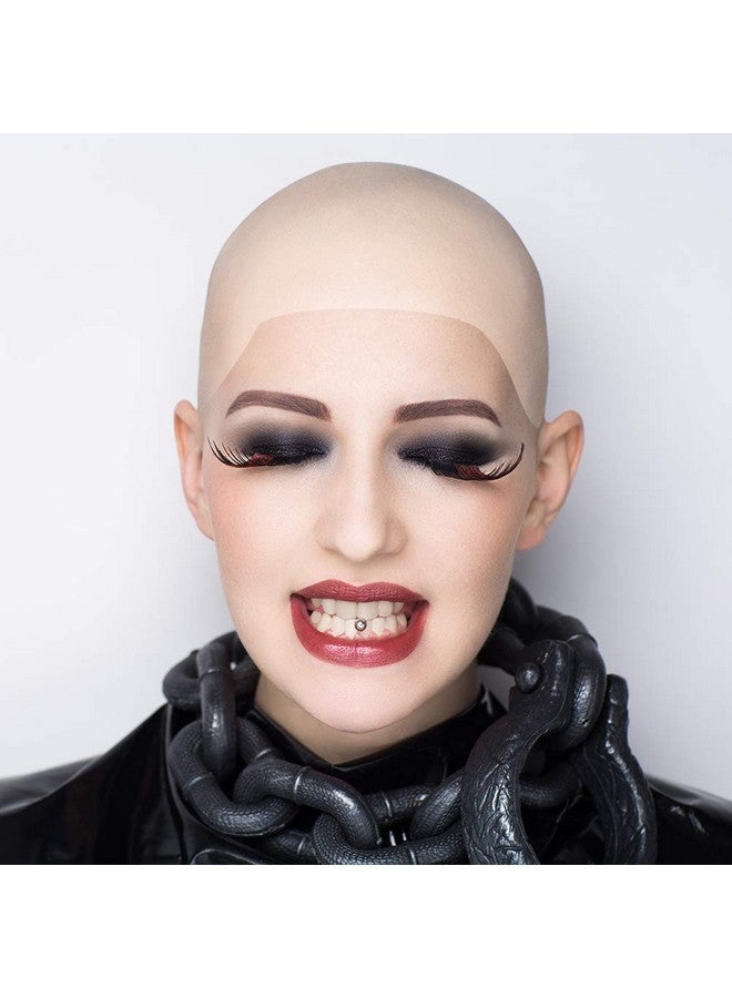 WXJ13 2 Pcs Makeup Latex Bald Caps And 2 Pcs Nylon Wig Caps For Costume Party Adult Costume Accessory - Image 5