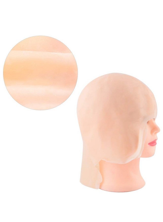 WXJ13 2 Pcs Makeup Latex Bald Caps And 2 Pcs Nylon Wig Caps For Costume Party Adult Costume Accessory - Image 4