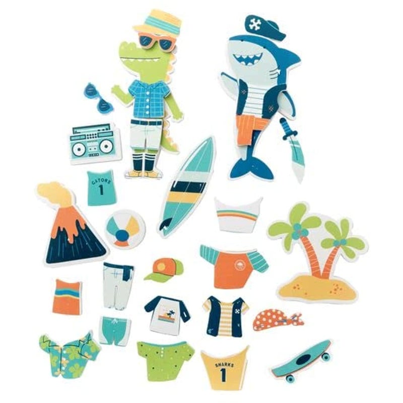 Stephen Joseph Floating DressUp Foam Bath 26Piece Toy Set SharkDino SJ1148 Small - Image 3