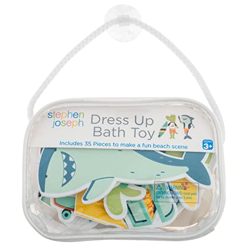 Stephen Joseph Floating DressUp Foam Bath 26Piece Toy Set SharkDino SJ1148 Small - Image 5