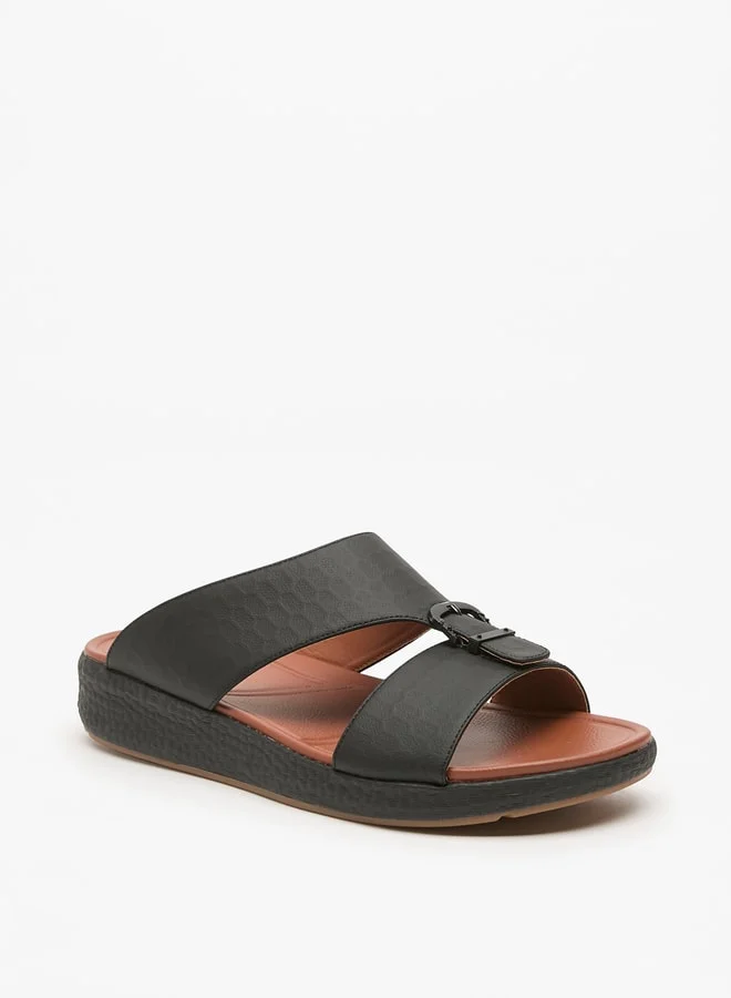 Le Confort Men's Textured Slip-On Arabic Sandals