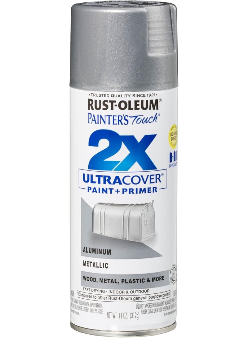 رست أوليوم طلاء بخاخ Painter'S Touch 2X Ultra Cover 312 G من الألومنيوم المعدني - Image 1