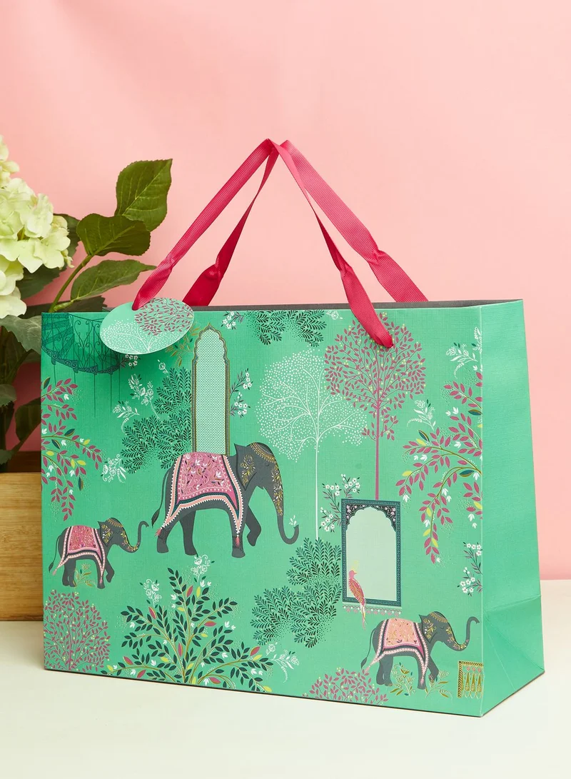 Sara Miller Elephant Oasis Shopper Bag