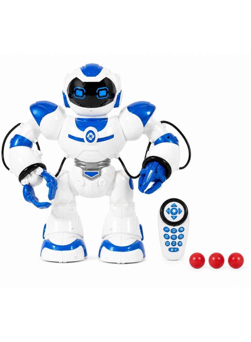 Smart Electronic RC Robot Toy For Kids With Multi-Directional Movement, Dancing, LED Lights And Ball Shooting, Ages 8+ - Image 2