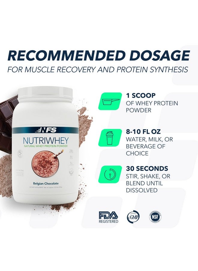 NF Sports - Post Workout Nutri Whey Protein Powder,Dietary Supplement, Amino Energy, Supports Immunity, Bcaa Powder, Protein Powered, Helps Fight Stress (Belgian Chocolate Powder, 920G, 23 Servings) - Image 1