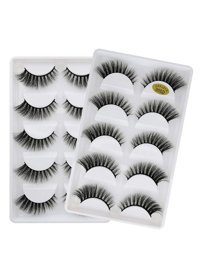 Vayator - 10 Pairsset 3D Mink Lashes Natural False Eyelashes Dramatic Volume Fake Lashes Makeup Eyelash Extension Silk Eyelashes (G806) - Image 1
