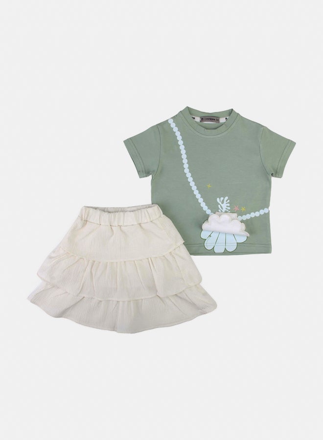 OWNKIDS Baby Girls Skirt Set  - Image 1