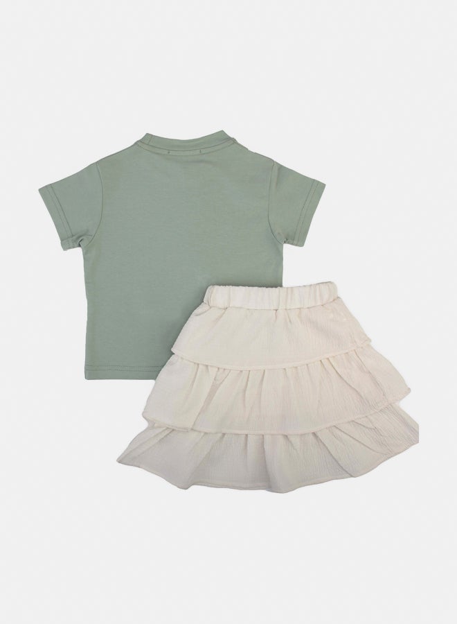 OWNKIDS Baby Girls Skirt Set  - Image 2