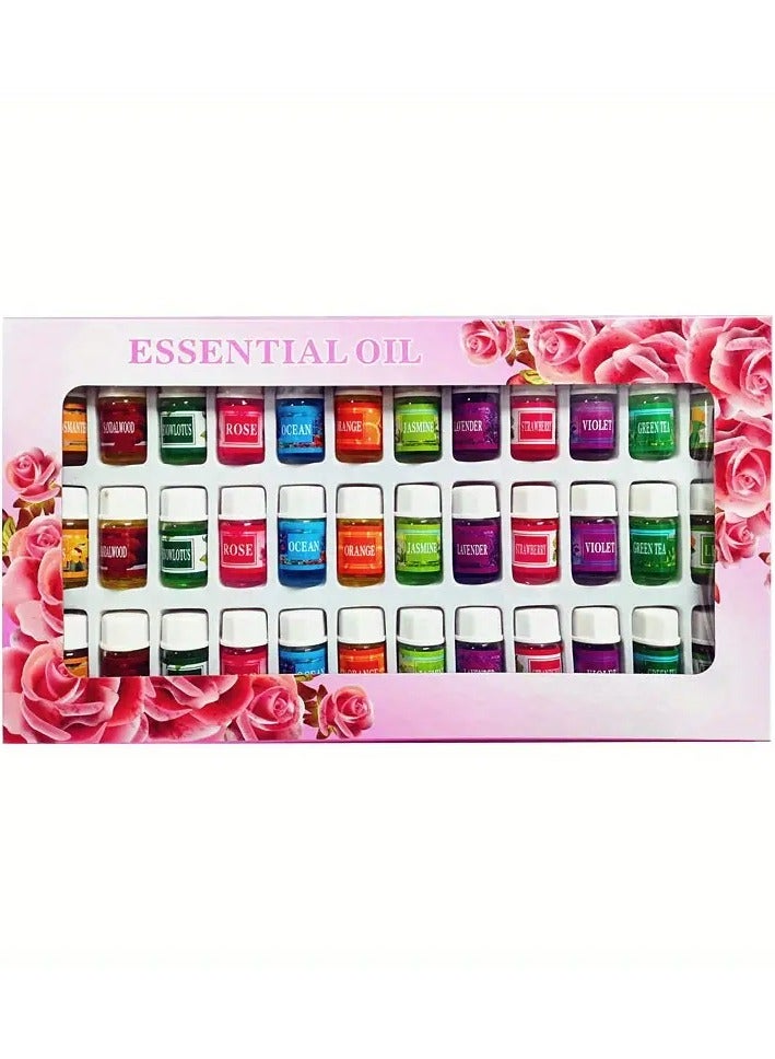 36pcs Essential Oil Set (0.1oz Each) – 12 Mixed Scents for Aromatherapy, Humidifiers, Relaxation & Room Fragrance - Image 4