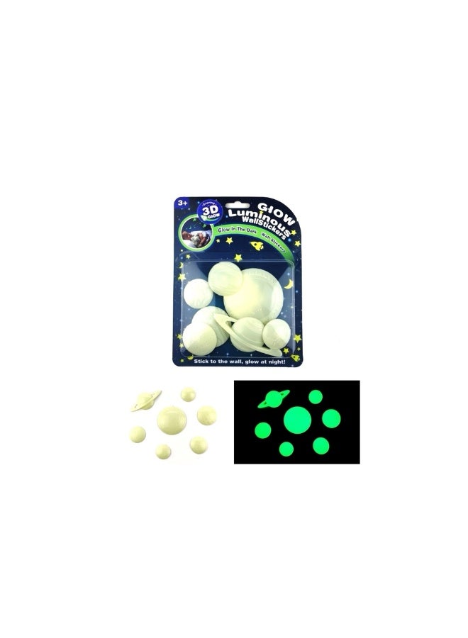 Glow Luminous Wall Stickers Planet - 77221 - Image 2