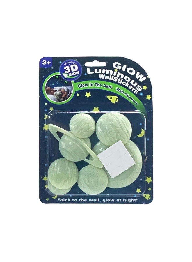Glow Luminous Wall Stickers Planet - 77221 - Image 1