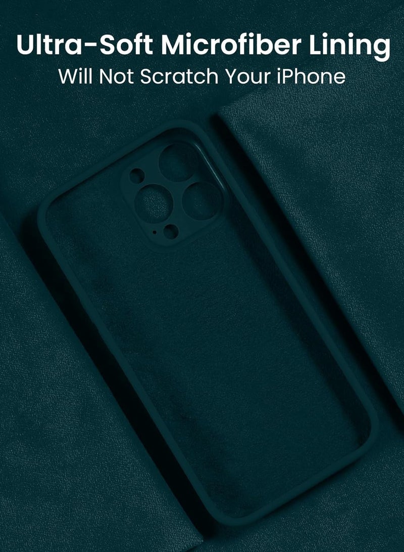 ELTRAZONE Designed for iPhone 15 Pro Max Case, Silicone Upgraded [Camera Protection] for iPhone 15 ProMax Case with [2 Screen Protectors], Anti-Scratch Microfiber Lining, 6.7 inch, Teal - Image 4