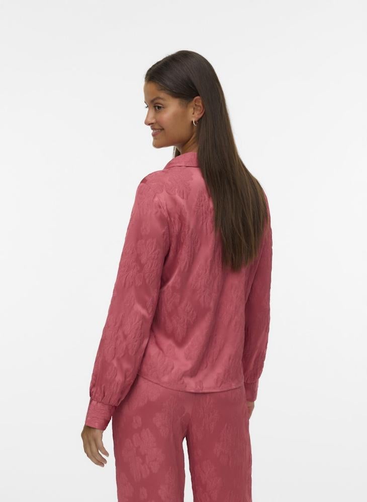 VERO MODA VMTIARA JACQUARD LS SHIRT WVN GA - Image 2