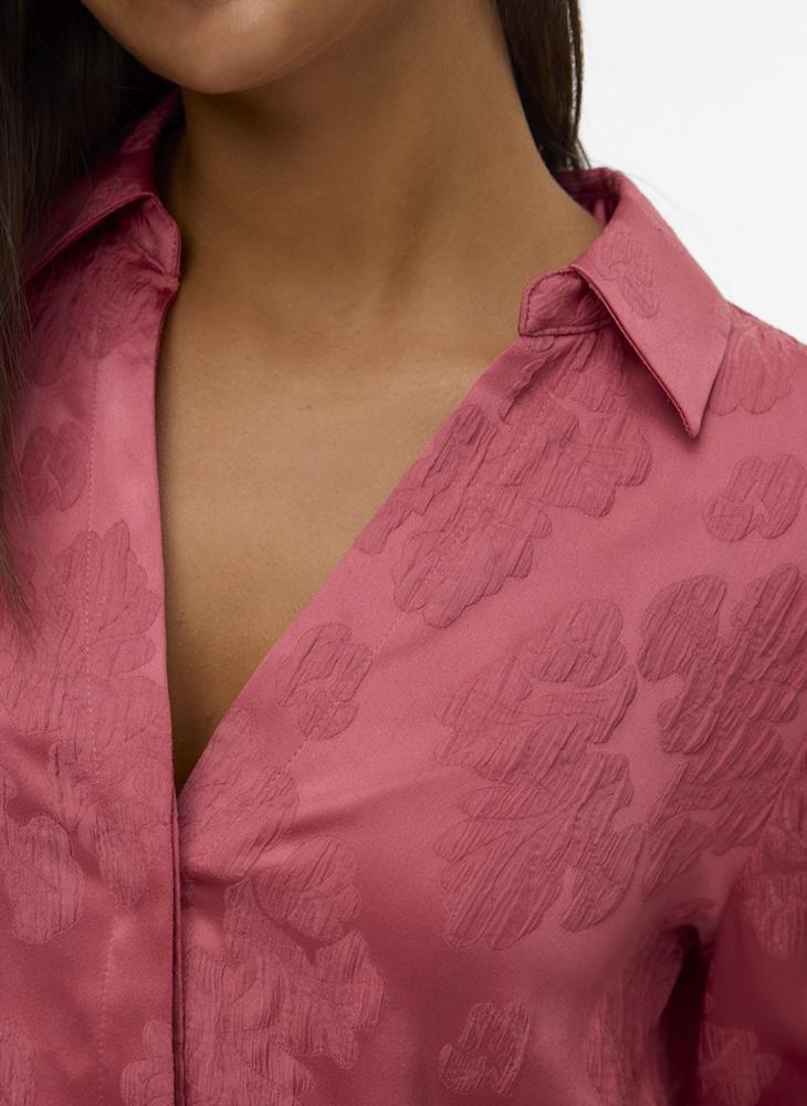 VERO MODA VMTIARA JACQUARD LS SHIRT WVN GA - Image 3