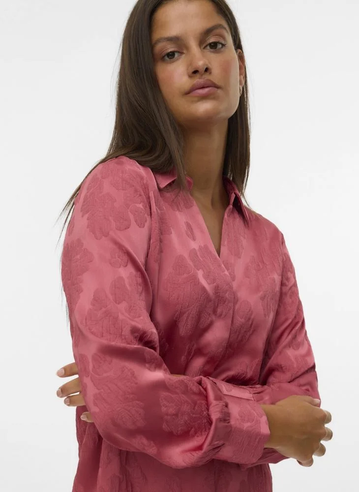 VMTIARA JACQUARD LS SHIRT WVN GA