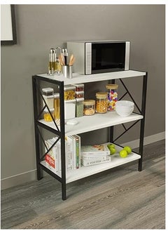 AGD Kitchen storage racks , 3-layer, suitable for microwave oven, spices, multi-use storage unit for kitchen and tableware.  - Image 1
