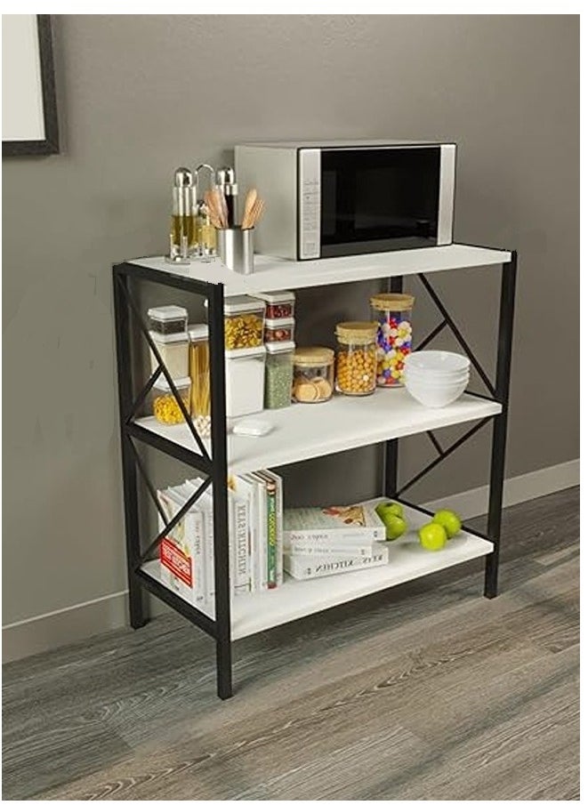 AGD Kitchen storage racks , 3-layer, suitable for microwave oven, spices, multi-use storage unit for kitchen and tableware.  - Image 1