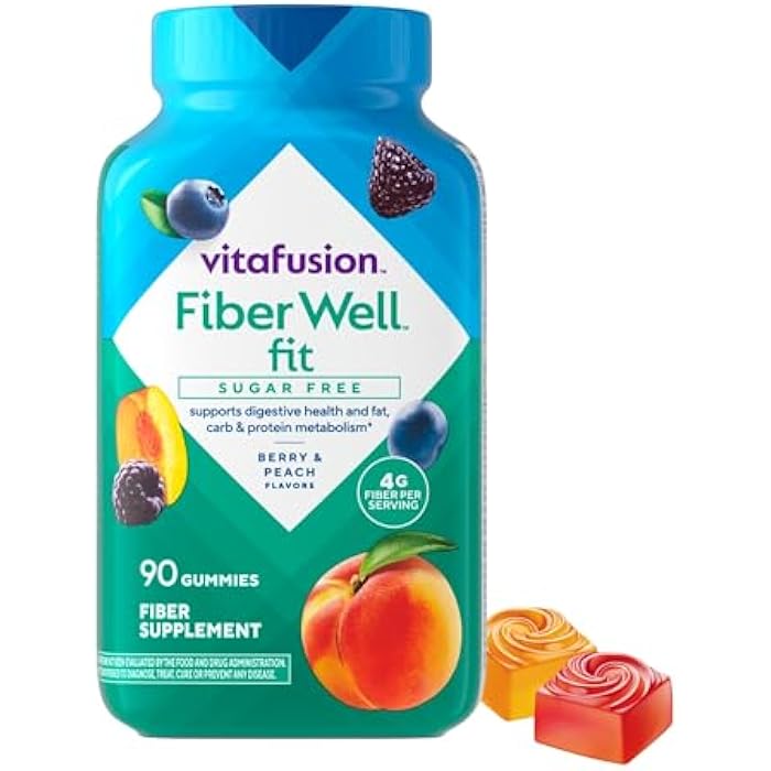 Vitafusion Fiber Well Fit Gummies Supplement, 90 Count (Packaging May Vary) - Image 1