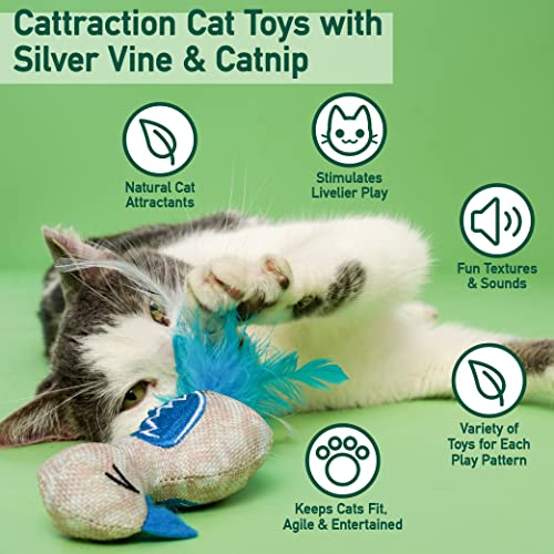 Hartz Cattraction with Silver Vine & Catnip Crinkle Mice, 10 Count - Image 5