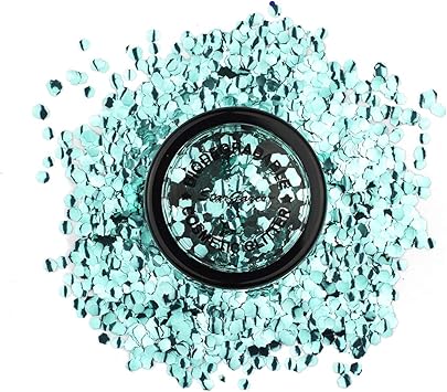 Stargazer Biodegradable Chunky Glitter Shaker Turquoise Festival Friendly Biodegradable Cosmetic Glitter - Image 3
