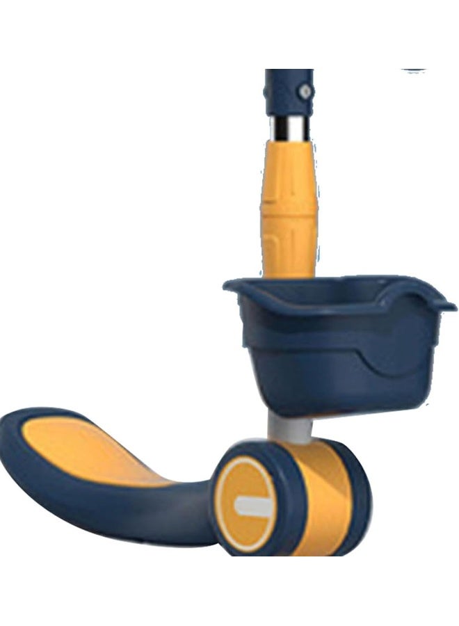 سكوتر للأطفال من عمر 3-7 سنوات، سكوتر قابل للركل مع 3 ارتفاعات قابلة للتعديل، سكوتر بثلاث عجلات مضيئة مع موسيقى ومقابض قابلة للطي وارتفاع قابل للتعديل، مناسب للأولاد والبنات - Image 3