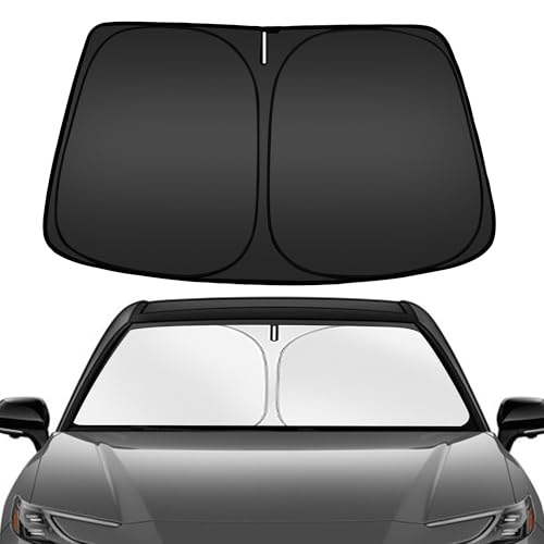 ARISMOTOR Windshield Sun Shade for Toyota Camry(XSE XLE SE LE) 2025 2026, Custom Fit Foldable Front Window Sunshade Sun Visor Protector, Block UV Rays Keep Your Car Cooler - Image 1