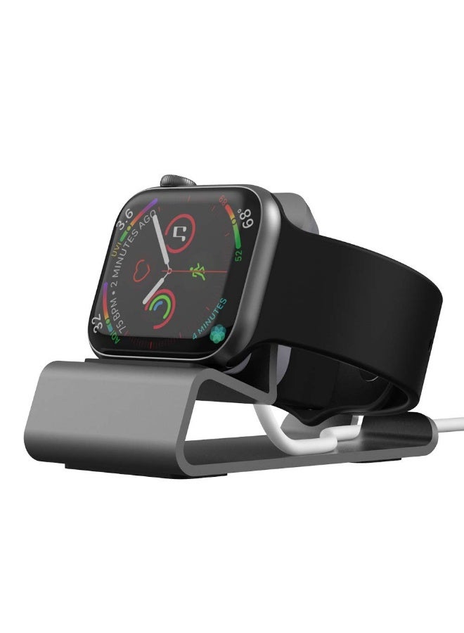 WinCheer حامل ساعة متوافق مع حامل شحن Apple Watch، حامل شحن iWatch Nightstand Mode مع فتحة مدمجة لتنظيم الكابلات وحامل مكتبي لسلسلة 11/10/9/8/SE/Ultra 49/45/41/38 مم - Image 1