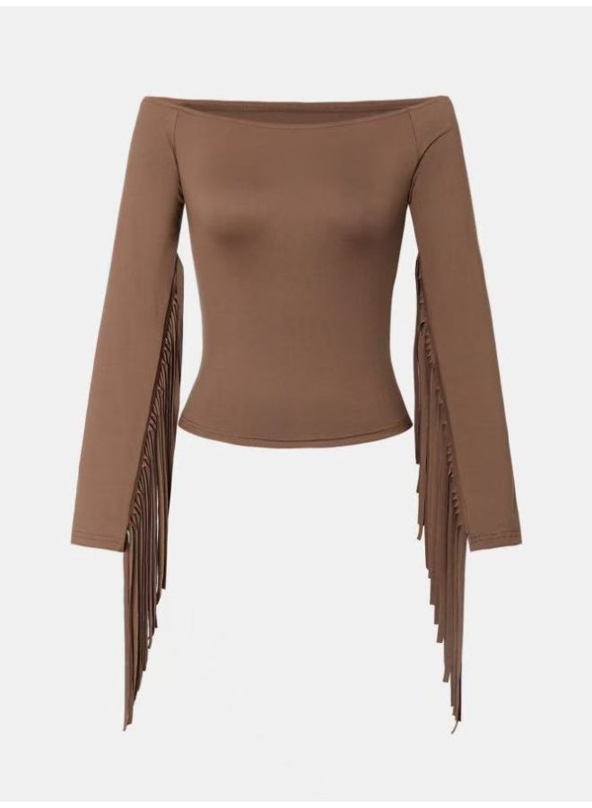 general Retro Western Style Flowy Loose Top T-Shirt - Image 3