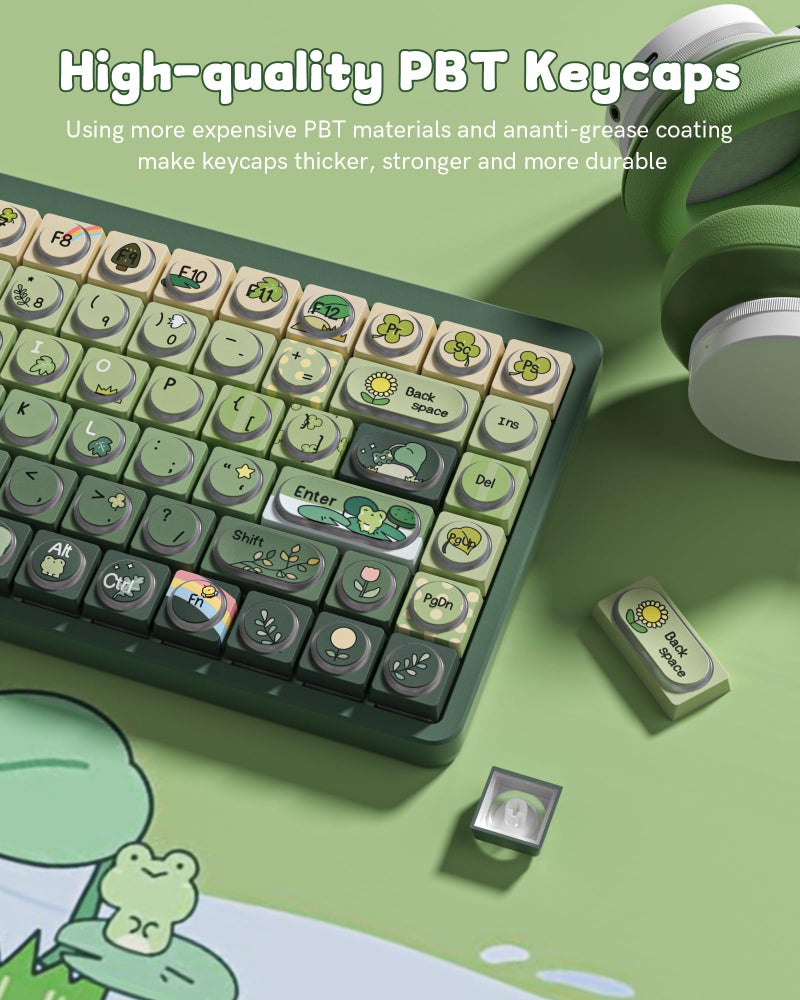 Keymatic PBT Keyboard Keycaps (Aperture Frog) - Image 5
