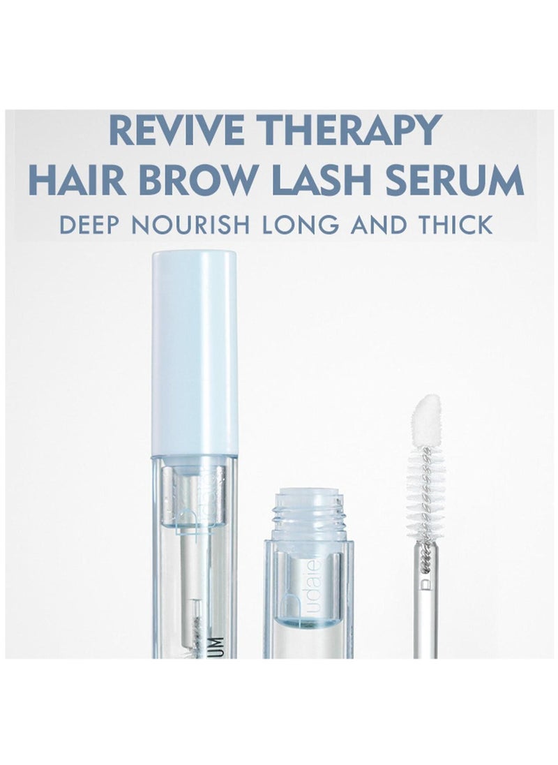 pudaier - Eyelash Growth Serum Hair Brow Lash Serum Boosts Eyelash for Thicker Fuller Looking Lashes and Eyebrows Improves Short Eyelashes & Thin Brows Vegan Cruelty Irritation Free Formula - Image 1