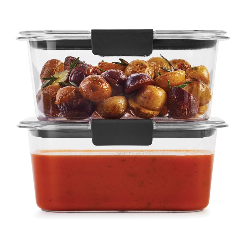 Rubbermaid Brilliance BPA Free Food Storage Containers with Lids - Image 3