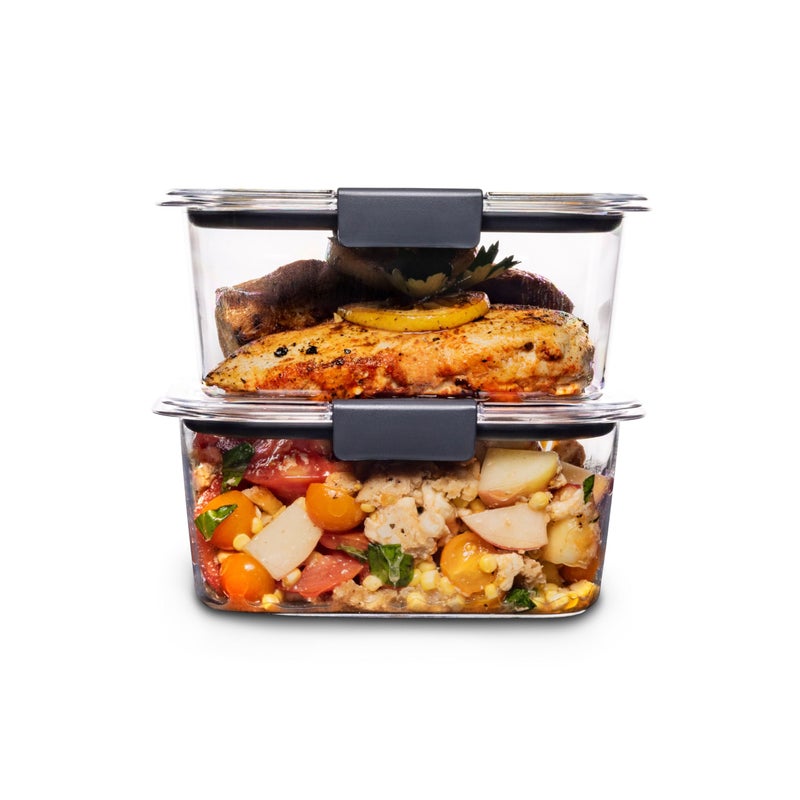 Rubbermaid Brilliance BPA Free Food Storage Containers with Lids - Image 1