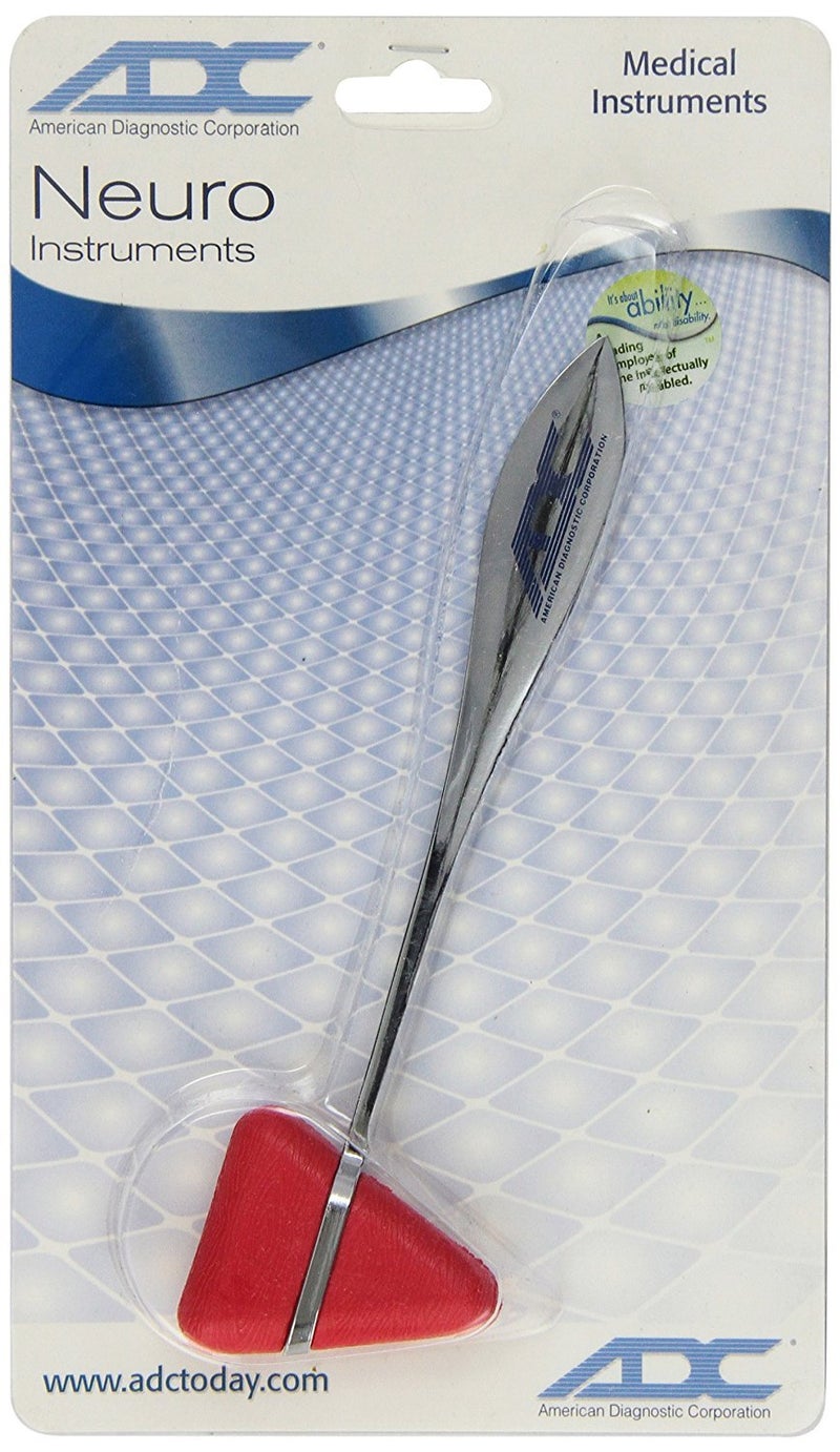 ADC Taylor Neurological Hammer Medical Instrument, Red - Image 2