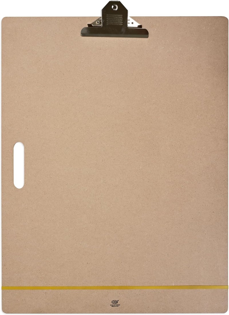 FIS Sketch Board with Butterfly Jumbo Clip, A3 Size (365x460x5mm), Sturdy Wooden Board - Image 2