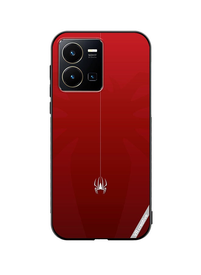 Protective Case Cover For Vivo Y35 Spiderman Design Multicolour