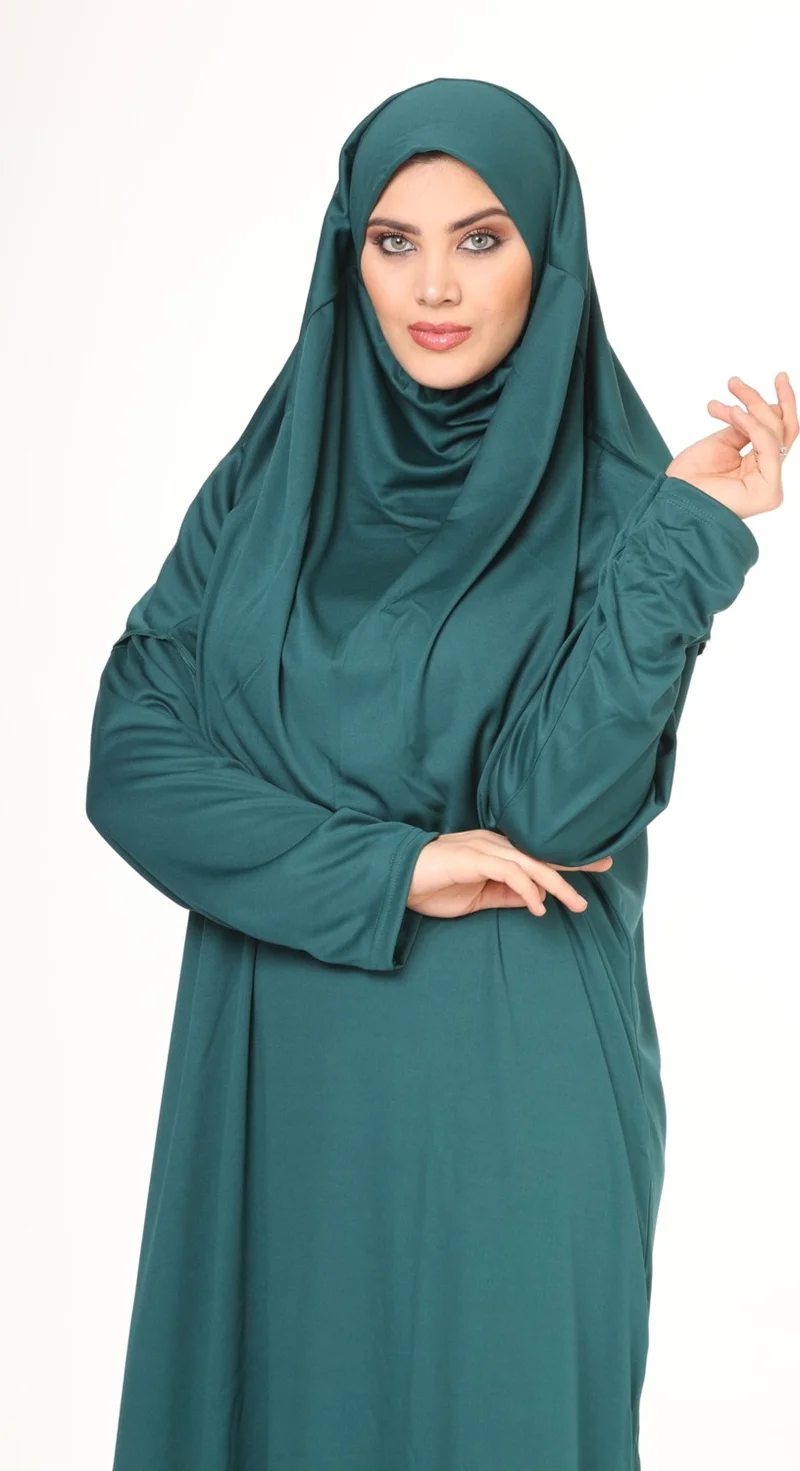 Bluence One Piece Easy to Wear Hijab Dress Carrying Pouch