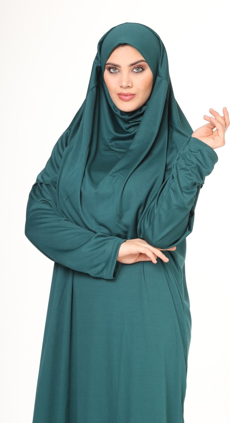Bluence One Piece Easy to Wear Hijab Dress Carrying Pouch - Image 3